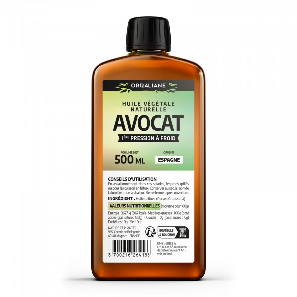 Huile végétale d'Avocat