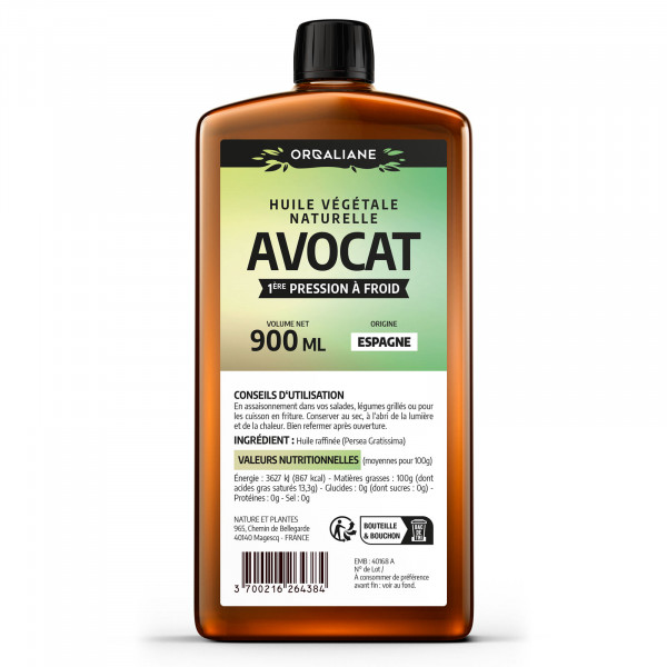 Huile végétale d'Avocat