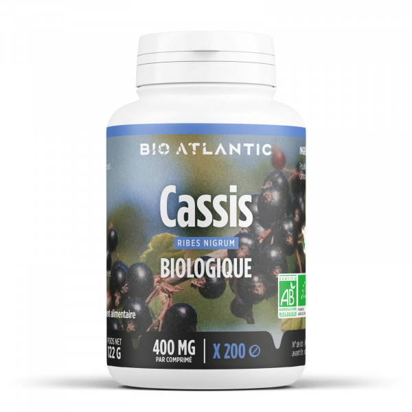 Cassis - 200 Comprimés Bio