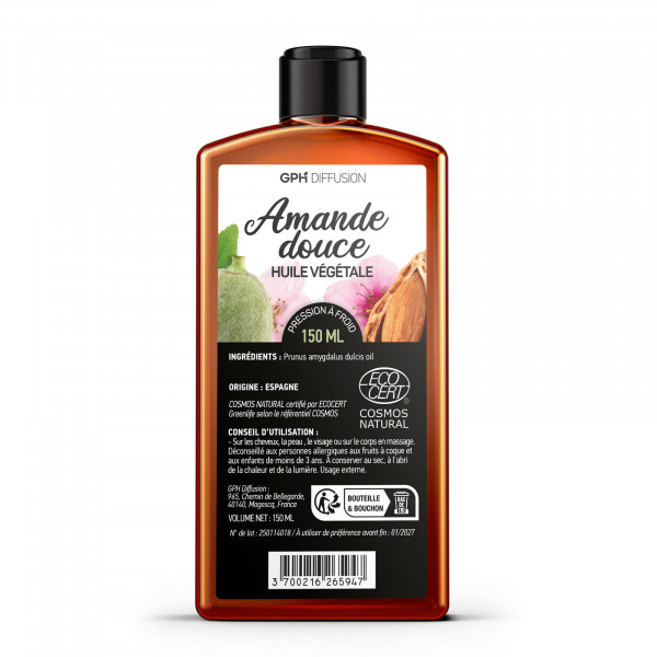 Huile d'Amande douce biologique - 150 ml