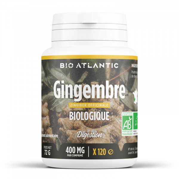 Gingembre Bio - 400 mg - 200 comprimés