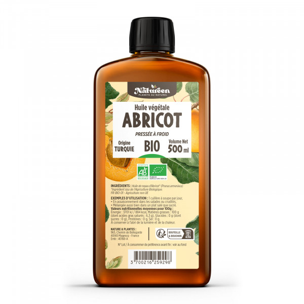 Huile de Noyau d'Abricot Bio