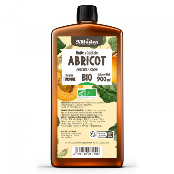 Huile de Noyau d'Abricot Bio