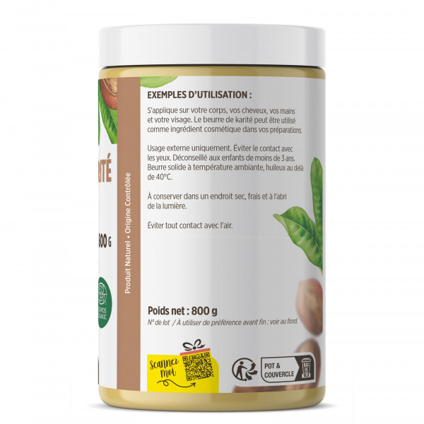 Beurre de Karité biologique