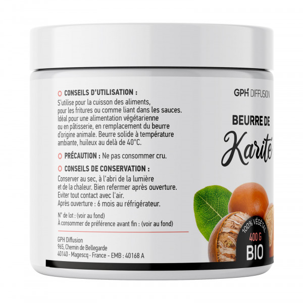 Beurre de Karité Désodorisé Biologique
