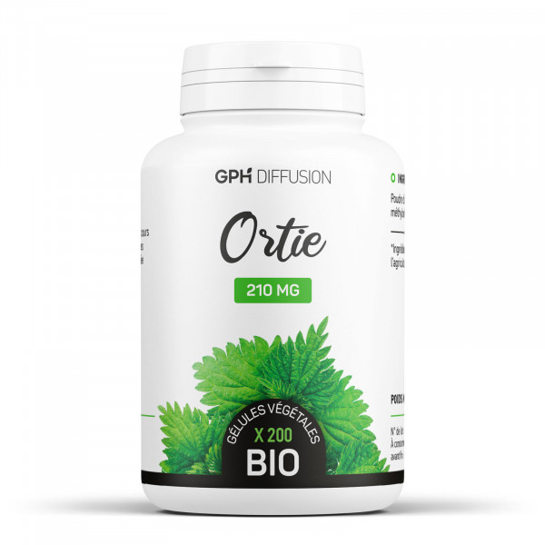 Ortie Bio Feuille - 200 gélules végétales