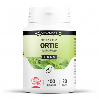 Ortie Bio (Feuille) - 200 gélules - 210mg