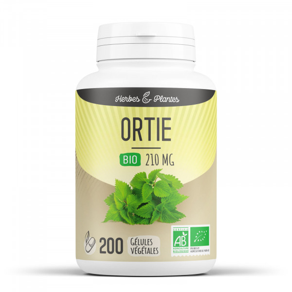 Ortie feuille Bio - 210 mg - Gélules végétales