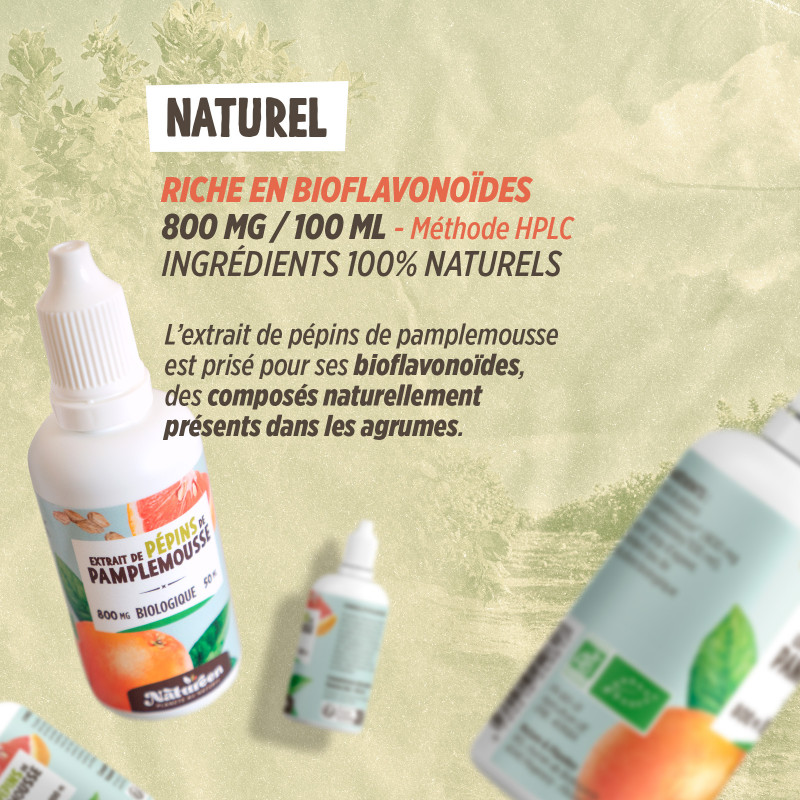 Extrait de pépins de pamplemousse bio