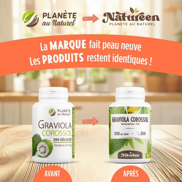 Graviola Corossol 300mg - 200 Gélules