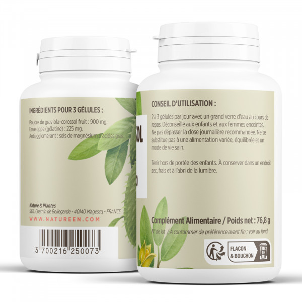 Graviola Corossol 300mg - 200 Gélules