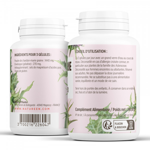 Chardon- Marie - 480 mg - 200 gélules