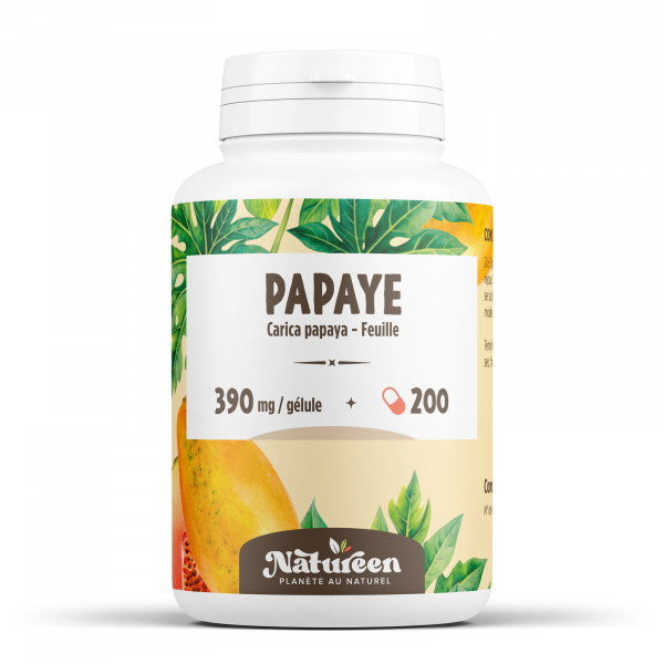 Papaye feuille - 280mg - 200 gélules