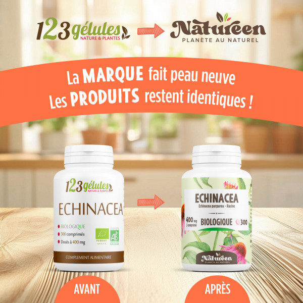echinacea racine 300 comprimés dosés à 400mg