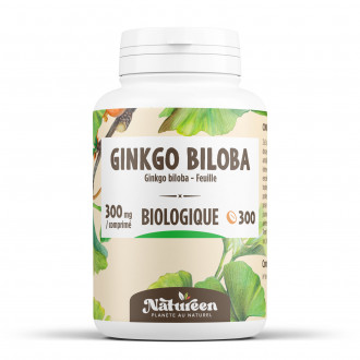 Ginkgo Biloba Bio - 300 mg - 300 comprimés