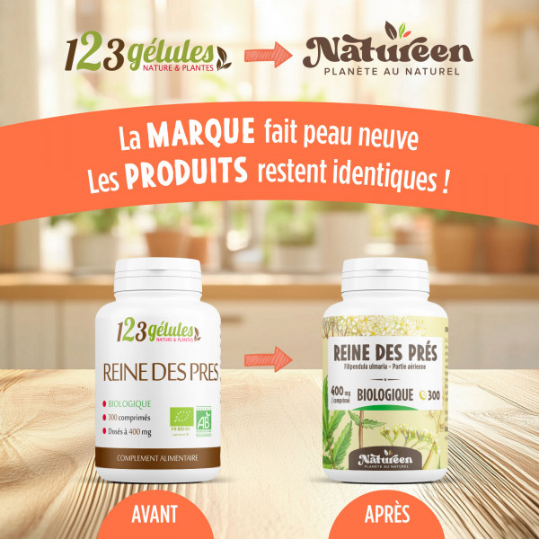 Reine des Prés Bio - 400mg - 300 comprimés