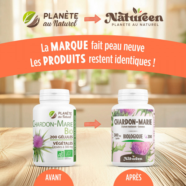 Chardon Marie Bio - 200 Gélules Végétales