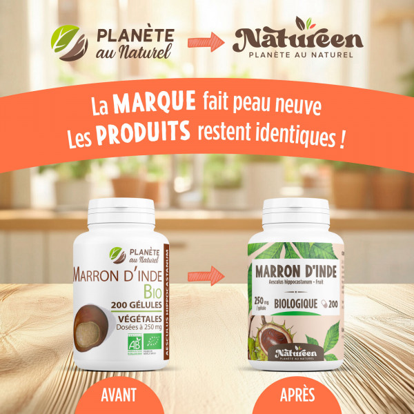 Marron D'inde Bio en gélules végétales