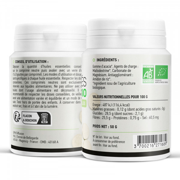 Comprimés Neutre Bio