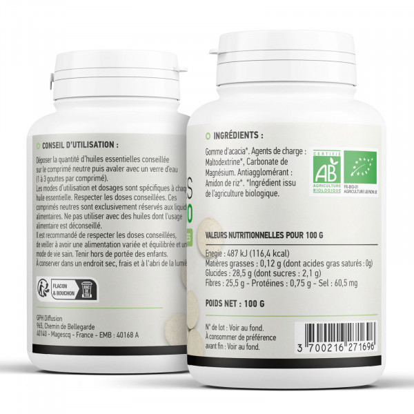 Comprimés Neutre Bio