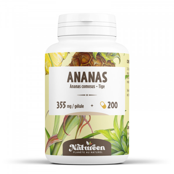 Ananas tige dosés à 600 mg par comprime 