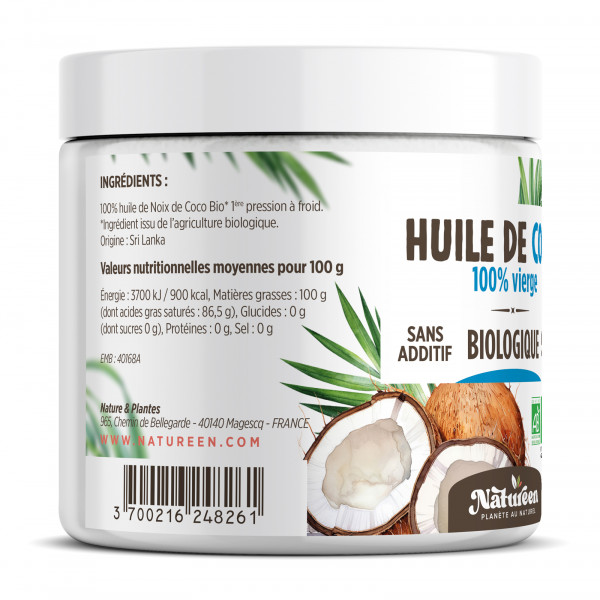 Huile de Coco Bio - 1L