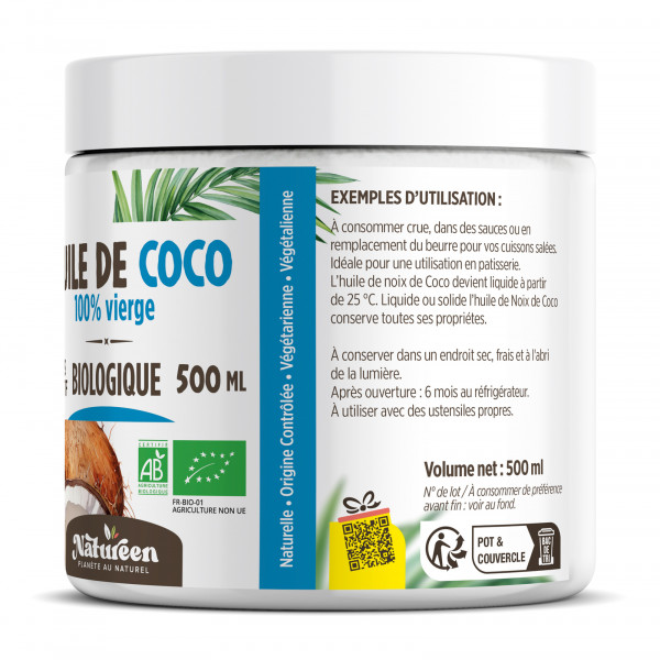 Huile de Coco Bio - 1L