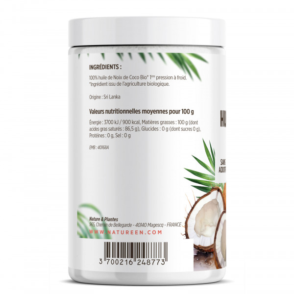 Huile de Coco Bio - 1L