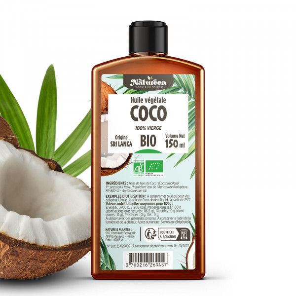 Huile de Coco Bio - 1L