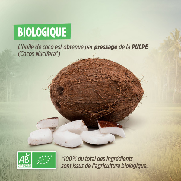 Huile de Coco Bio - 1L