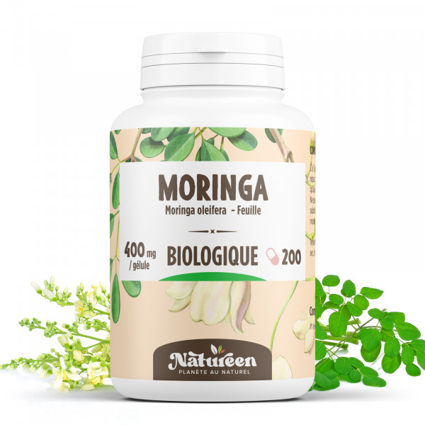 Moringa Oleifera Bio - 400mg - 200 gélules végétales