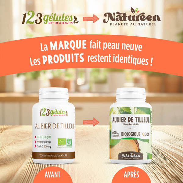 Aubier de Tilleul Bio - 300 comprimes 400mg