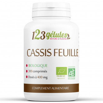 Cassis Feuille Bio - 300 comprimés 400mg
