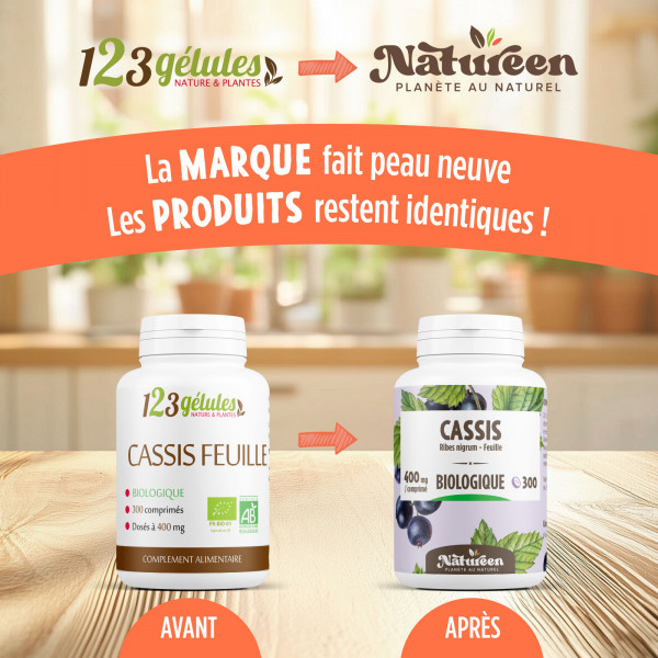Cassis Feuille Bio - 300 comprimés 400mg
