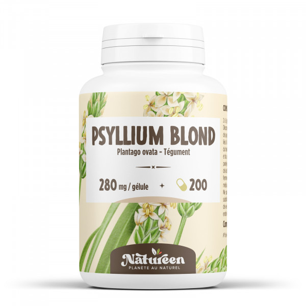 Psyllium Blond Téguments - 220mg - 200 gélules