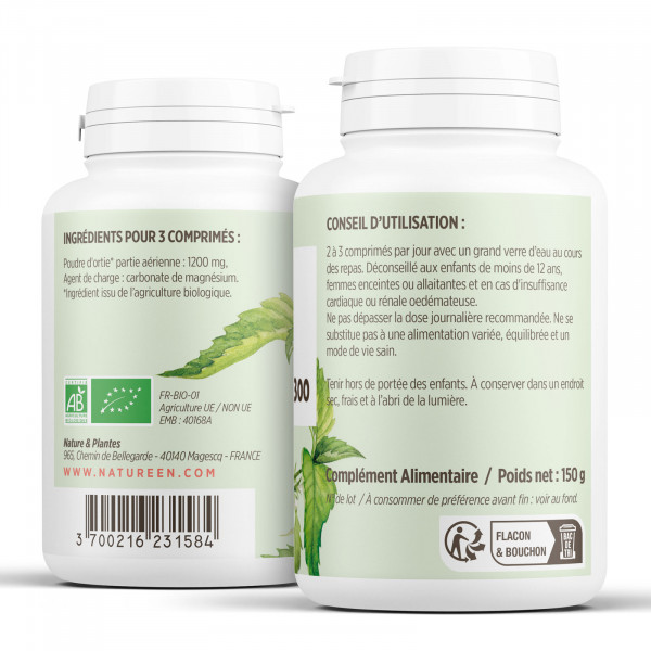 Ortie Feuille 300 comprimés 400mg