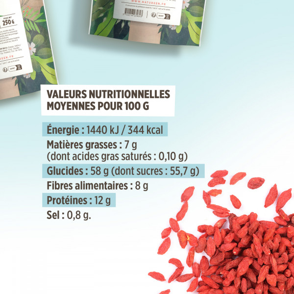 Baies de Goji Bio Tibet - 500G