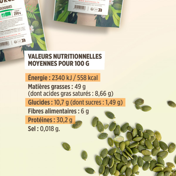 Graines de Courge Bio - 500g