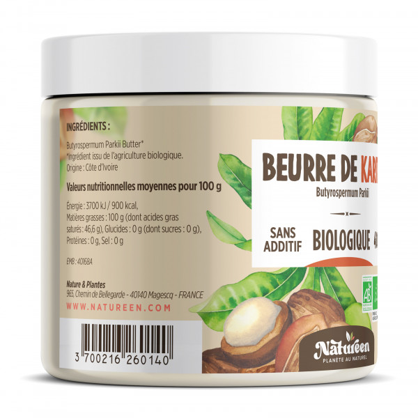 Beurre de Karité Biologique Alimentaire