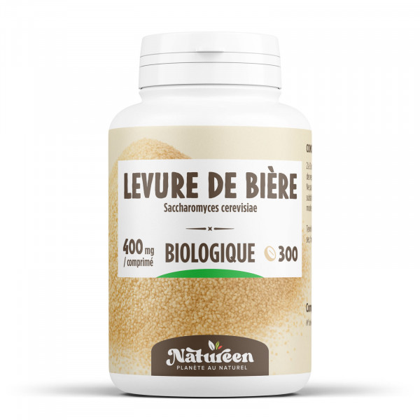 Levure de bière biologique 400 mg - 300 comprimés