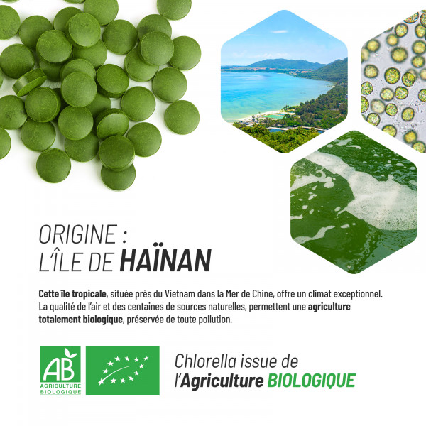 Chlorella Bio - 500mg - 100 comprimés