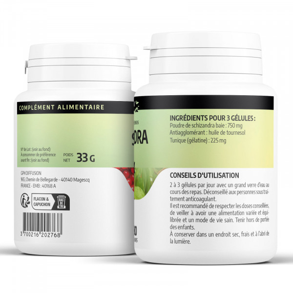 Schizandra 250mg - 200 gélules