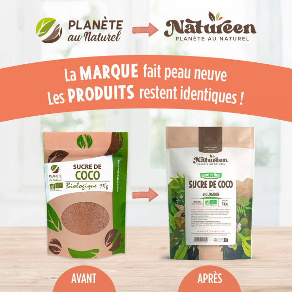 Sucre de Noix de Coco Bio - 250g 