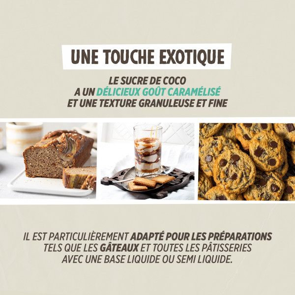 Sucre de Noix de Coco Bio - 250g 