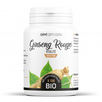 Ginseng rouge racine biologique 300 mg