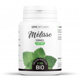 Mélisse feuille biologique 250 mg