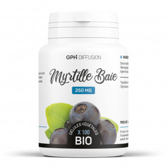 Myrtille baie biologique 250 mg