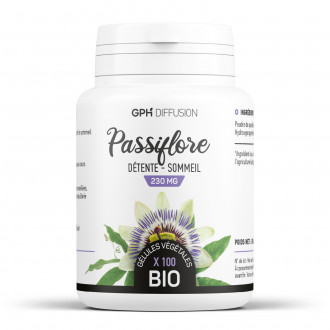 Passiflore bio 200 gélules végétales à 250mg