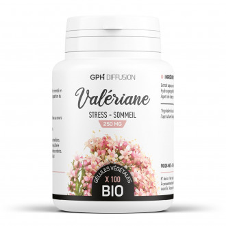 Valériane Bio - 200 gélules végétales