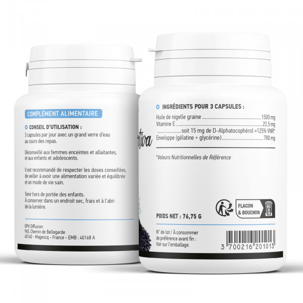 Nigella sativa - 500 mg - GPH